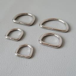 10mm 12mm 15mm 20mm 25mm 32mm Metal D Rings Buckle For Bag Backpack Straps Belt Pet Cat Dog Collar Clasp DIY Sewing Accessory