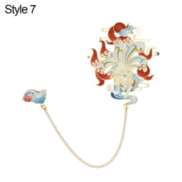 Hot Chinese Style Metal Bookmark Tassel Pendant Retro Book Clip Pagination Mark School Office Supplies Stationery Student Gift