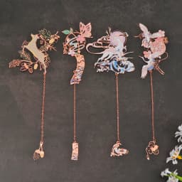 Hot Chinese Style Metal Bookmark Tassel Pendant Retro Book Clip Pagination Mark School Office Supplies Stationery Student Gift