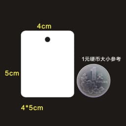 50pcs 5x5/6x9/3x4cm White Blank Paper Marking Blank Price Tags  For Diy Jewelry Display Necklace Cards Hang Favor Label Tag