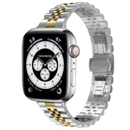 Slim strap for apple watch 9 8 6 5 se 7 45mm 41mm 44mm 40mm 42mm 38mm ultra 2 49mm Business thin Stainless Steel iwatch bands