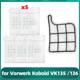 Fit For Vorwerk Kobold VK135 /136 Vacuum Cleaner Dust Bag Motor Protection Filter Accessories Spare Part Replacement