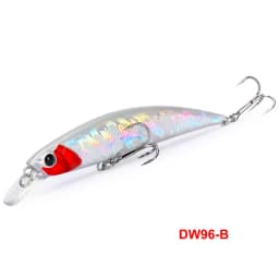 TSURINOYA DW96 80mm 12g Sinking Minnow Fishing Lure Large Trout Pike Rockfish Hard Bait Jerkbait Freshwater Saltwater Wobbler