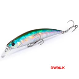 TSURINOYA DW96 80mm 12g Sinking Minnow Fishing Lure Large Trout Pike Rockfish Hard Bait Jerkbait Freshwater Saltwater Wobbler