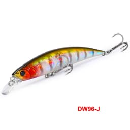 TSURINOYA DW96 80mm 12g Sinking Minnow Fishing Lure Large Trout Pike Rockfish Hard Bait Jerkbait Freshwater Saltwater Wobbler