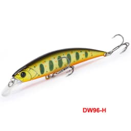 TSURINOYA DW96 80mm 12g Sinking Minnow Fishing Lure Large Trout Pike Rockfish Hard Bait Jerkbait Freshwater Saltwater Wobbler