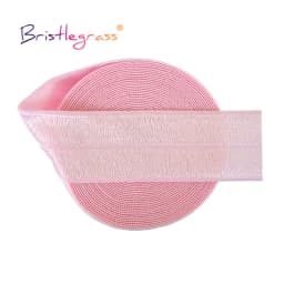 BRISTLEGRASS 2 5 10 Yard 1" 25mm Solid Shiny Fold Over Elastics FOE Spandex Satin Bands Tape Hair Tie Headband Dress Sewing Trim