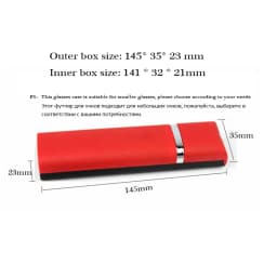 Hot Fashion Business Glasses Case Men Elegant Portable Glasses Box Reading Glasses Case Women Glasses Storage Box