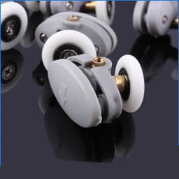 4pcs-8pcs/set New Oval 23mm 25mm ABS Nylon Single Pop Up Pulley Runner Wheel Shower Cabin Sliding Glass Door Rollers Hardware