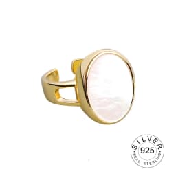 Minimalist 925 Sterling Silver Rings France Gold Plated CZ Vintage Chain Geometric Trendy Elegant Bride Jewelry Gifts