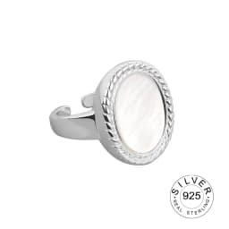 Minimalist 925 Sterling Silver Rings France Gold Plated CZ Vintage Chain Geometric Trendy Elegant Bride Jewelry Gifts