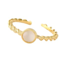 Minimalist 925 Sterling Silver Rings France Gold Plated CZ Vintage Chain Geometric Trendy Elegant Bride Jewelry Gifts
