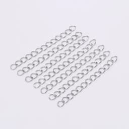 50Pcs/lot 5 7cm Stainless Steel Bulk Necklace Extension Chain Tail Extender For Bracelet Chains Jewelry Making Supplies Findings