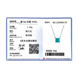 Modian Real 925 Sterling Silver Classic Charm Tourmaline Chain Necklace For Women Wedding Jewelry With Box Pendant Neckalces