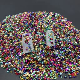 20/40g Crushed Gold Glass Fake Stones Resin Filler For DIY Crafts Nail Art Decorations Handmade UV Epoxy Jewelry Making Fillings