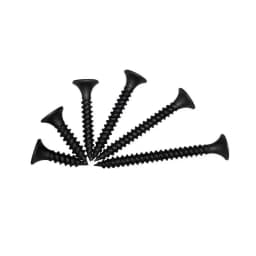 50Pcs M3.5 High-Strength Screw Drywall Screw Self-Tapping Screw Woodworking Lengthened Hardened Black Plasterboard Cross Screw