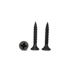 50Pcs M3.5 High-Strength Screw Drywall Screw Self-Tapping Screw Woodworking Lengthened Hardened Black Plasterboard Cross Screw