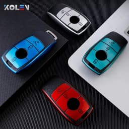PU+TPU Car Remote Key Cover Case Shell For Mercedes Benz A C E S G GLS CLA Class W213 W177 W205 W222 X167 W176 AMG Accessories