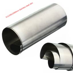 1pcs Stainles Steel Sheet Silver 304 Stainless Steel Fine Plate Sheet Foil Thickness 0.01mm-0.3mm For Precision Machinery