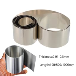 1pcs Stainles Steel Sheet Silver 304 Stainless Steel Fine Plate Sheet Foil Thickness 0.01mm-0.3mm For Precision Machinery