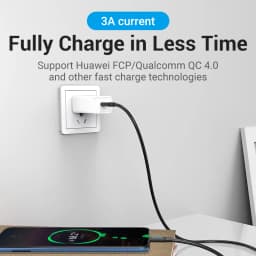 Vention USB C to USB Type C Cable PD 60W QC4.0 Fast Charger Data USB-C Cable for Macbook Samsung S20 Xiaomi 10 Pro USBC Cable 3m