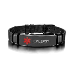 Men's Medical Alert Jewelry and Custom Engravable IDs Brazalets Stainless Steel Wristband Bracelet Personalized Emergency Bangle