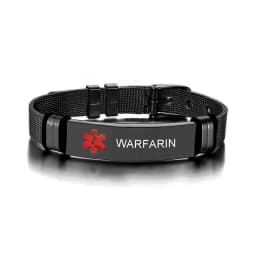 Men's Medical Alert Jewelry and Custom Engravable IDs Brazalets Stainless Steel Wristband Bracelet Personalized Emergency Bangle
