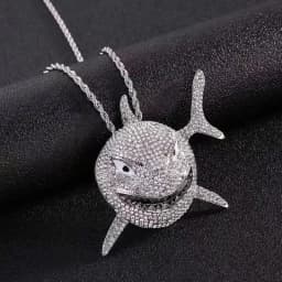 Personality Trend Men Jewelry Gold Plated Tiger Cheetah Animal Pendant Fashion Cool Necklace