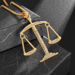 Personality Trend Men Jewelry Gold Plated Tiger Cheetah Animal Pendant Fashion Cool Necklace
