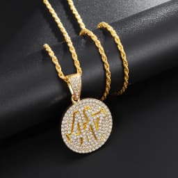 Personality Trend Men Jewelry Gold Plated Tiger Cheetah Animal Pendant Fashion Cool Necklace
