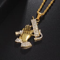 Personality Trend Men Jewelry Gold Plated Tiger Cheetah Animal Pendant Fashion Cool Necklace