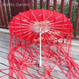 82cm Red Flower Ancient Oil Paper Umbrella Rainproof Chinese Wedding Cheongsam Paraguas Guarda Chuva Şemsiye Japan Sombrilla