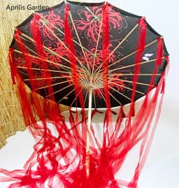 82cm Red Flower Ancient Oil Paper Umbrella Rainproof Chinese Wedding Cheongsam Paraguas Guarda Chuva Şemsiye Japan Sombrilla