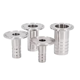 6 8 10 12 14 16 19 25 32 38 mm Hose Barb 0.5" 1" 1.5" 2" Tri Clamp SUS 304 316L Stainless Steel Sanitary Pipe Fitting Homebrew