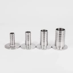 6 8 10 12 14 16 19 25 32 38 mm Hose Barb 0.5" 1" 1.5" 2" Tri Clamp SUS 304 316L Stainless Steel Sanitary Pipe Fitting Homebrew
