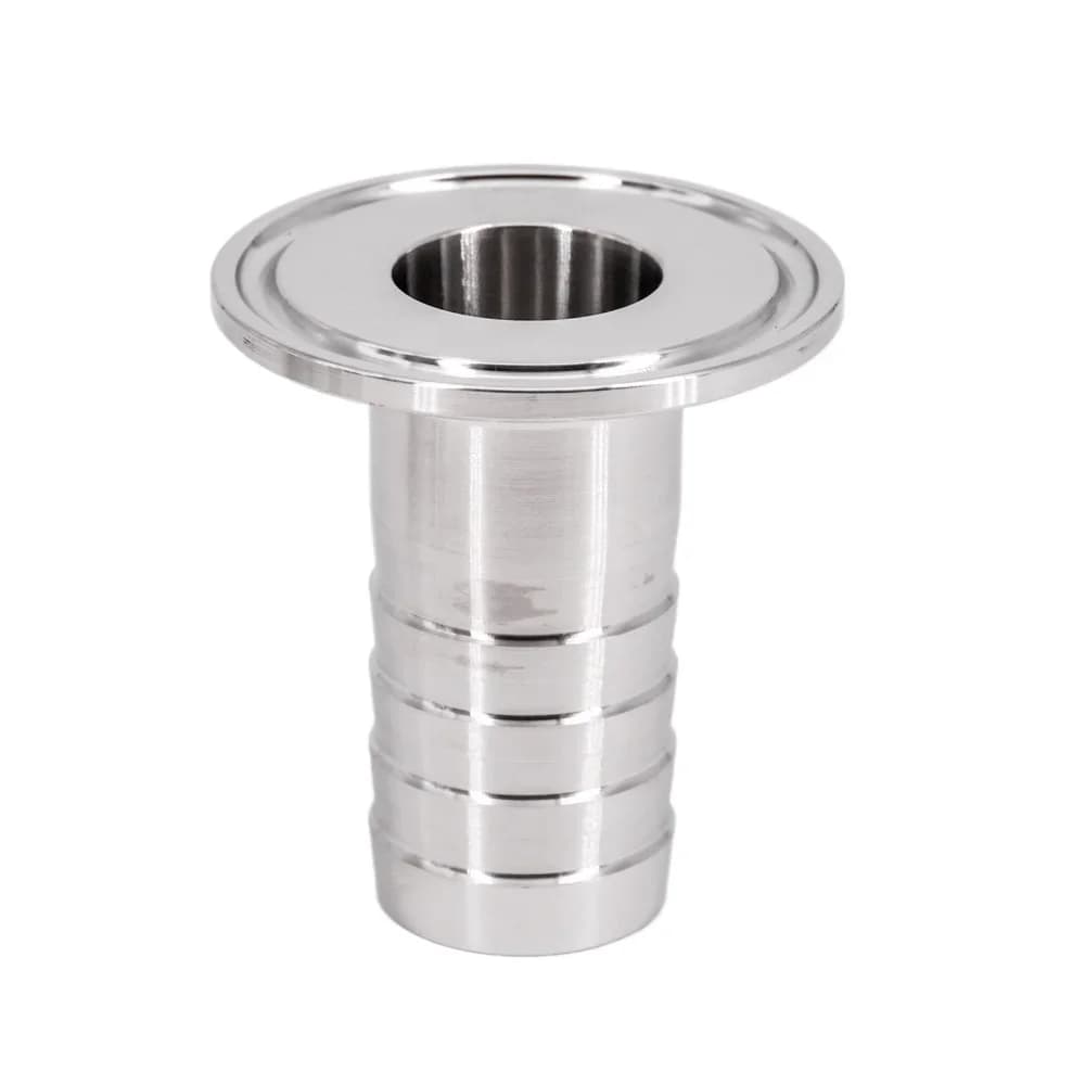 6 8 10 12 14 16 19 25 32 38 mm Hose Barb 0.5" 1" 1.5" 2" Tri Clamp SUS 304 316L Stainless Steel Sanitary Pipe Fitting Homebrew