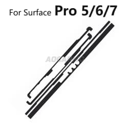 Aocarmo For Microsoft Surface Pro 4 Pro 3 Pro 5 6 9 Pro9 Pro8 Pro7 Screen Frame Glue GO 2 Laptop Go1 Adhesive LCD Front Sticker
