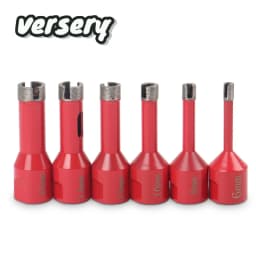 Versery 6-16mm M14 Thread Sintering Diamond Wet Core Hole Saw Drill Bits for Marble Granite Brick Tile Ceramic Concrete