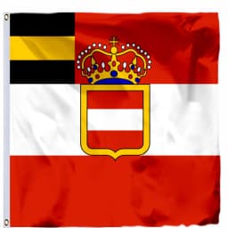 Austria Imperial Standard Flags 21X21CM 2X2FT 4X4FT 120X120CM Imperial Standard Infantry Pattern Mix Early 19th Century Banner
