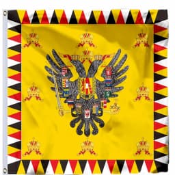 Austria Imperial Standard Flags 21X21CM 2X2FT 4X4FT 120X120CM Imperial Standard Infantry Pattern Mix Early 19th Century Banner