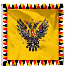 Austria Imperial Standard Flags 21X21CM 2X2FT 4X4FT 120X120CM Imperial Standard Infantry Pattern Mix Early 19th Century Banner