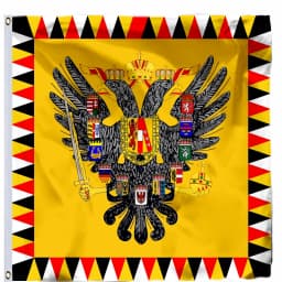 Austria Imperial Standard Flags 21X21CM 2X2FT 4X4FT 120X120CM Imperial Standard Infantry Pattern Mix Early 19th Century Banner