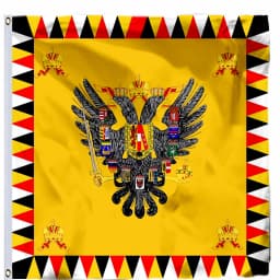 Austria Imperial Standard Flags 21X21CM 2X2FT 4X4FT 120X120CM Imperial Standard Infantry Pattern Mix Early 19th Century Banner