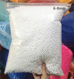 250g White Styrofoam Foam Balls for Bean Bag Bed Sleeping Pillow Chair Sofa Beds Filler 2-3.5 Mm/4-6mm/6-8mm