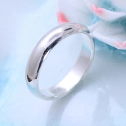 Buyee 925 Sterling Silver Couples Ring Finger Classic Simple Ring Finger for Women Men Engraved Name & Date Fine Jewelry Circle