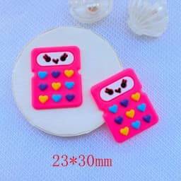 10/20pcs Cute Mini Cartoon Stationery Series PVC Flexible Glue Flat Back DIY Scrapbook Embellishment Phone Craft Decoration J83