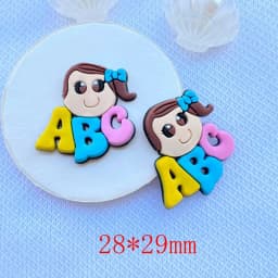 10/20pcs Cute Mini Cartoon Stationery Series PVC Flexible Glue Flat Back DIY Scrapbook Embellishment Phone Craft Decoration J83
