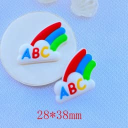10/20pcs Cute Mini Cartoon Stationery Series PVC Flexible Glue Flat Back DIY Scrapbook Embellishment Phone Craft Decoration J83