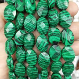 8 10 12mm Faceted Natural Stone Oval Shape Agates Crystal Turquoises Beads For Jewelry Making DIY Necklace Bracelet Accessories