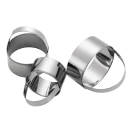 Stainless Steel Non-Stick Cookie Mold, Baking Accessories,Round Cookie Cutter Set with Handle, Kitchen Tools, 3Pcs